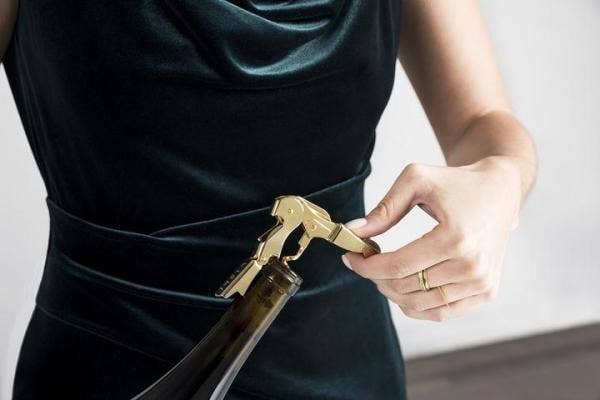 Belmont™ Gold-Plated Double-Hinged Corkscrew
